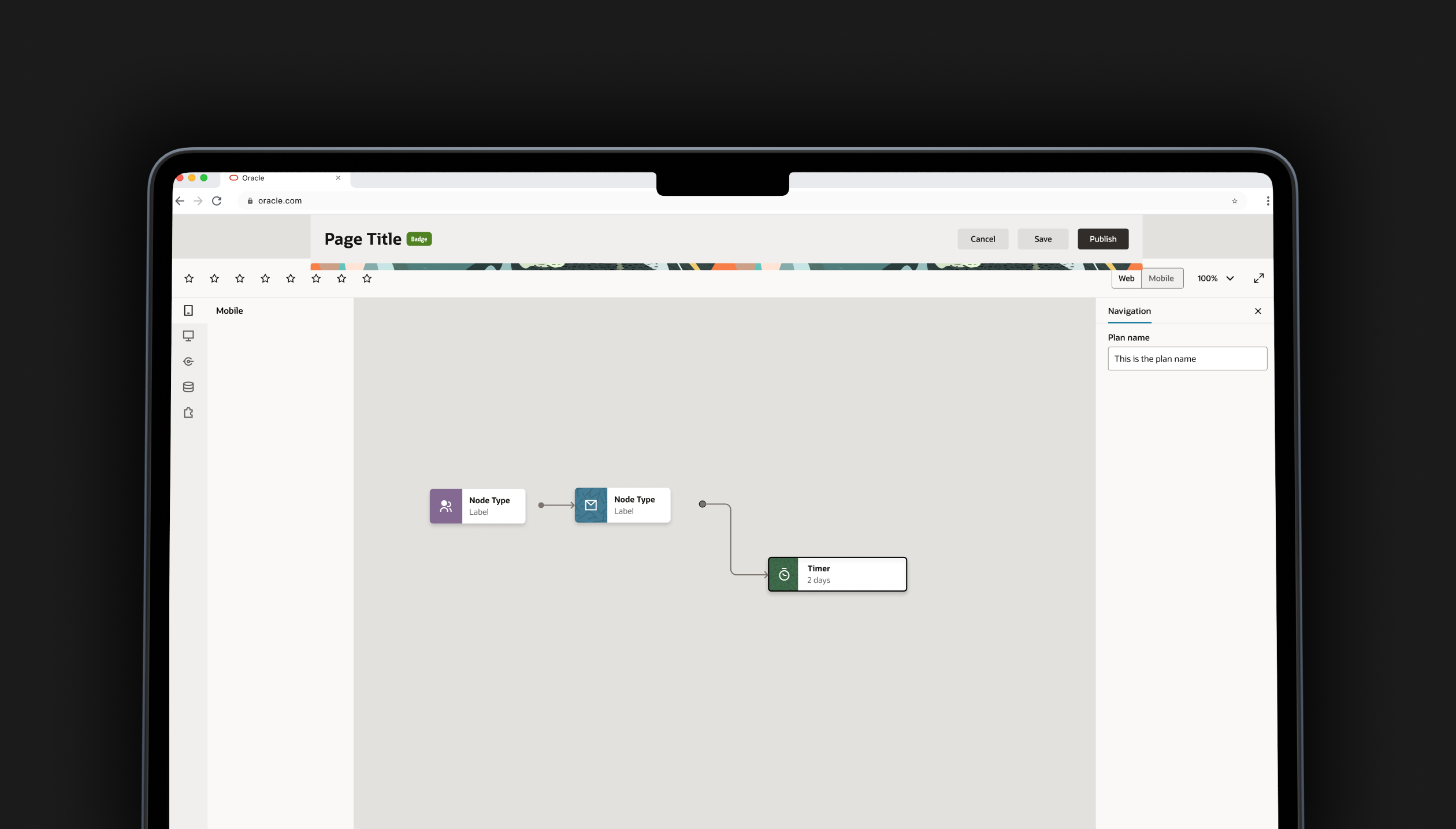 Canvas Tools Page Template