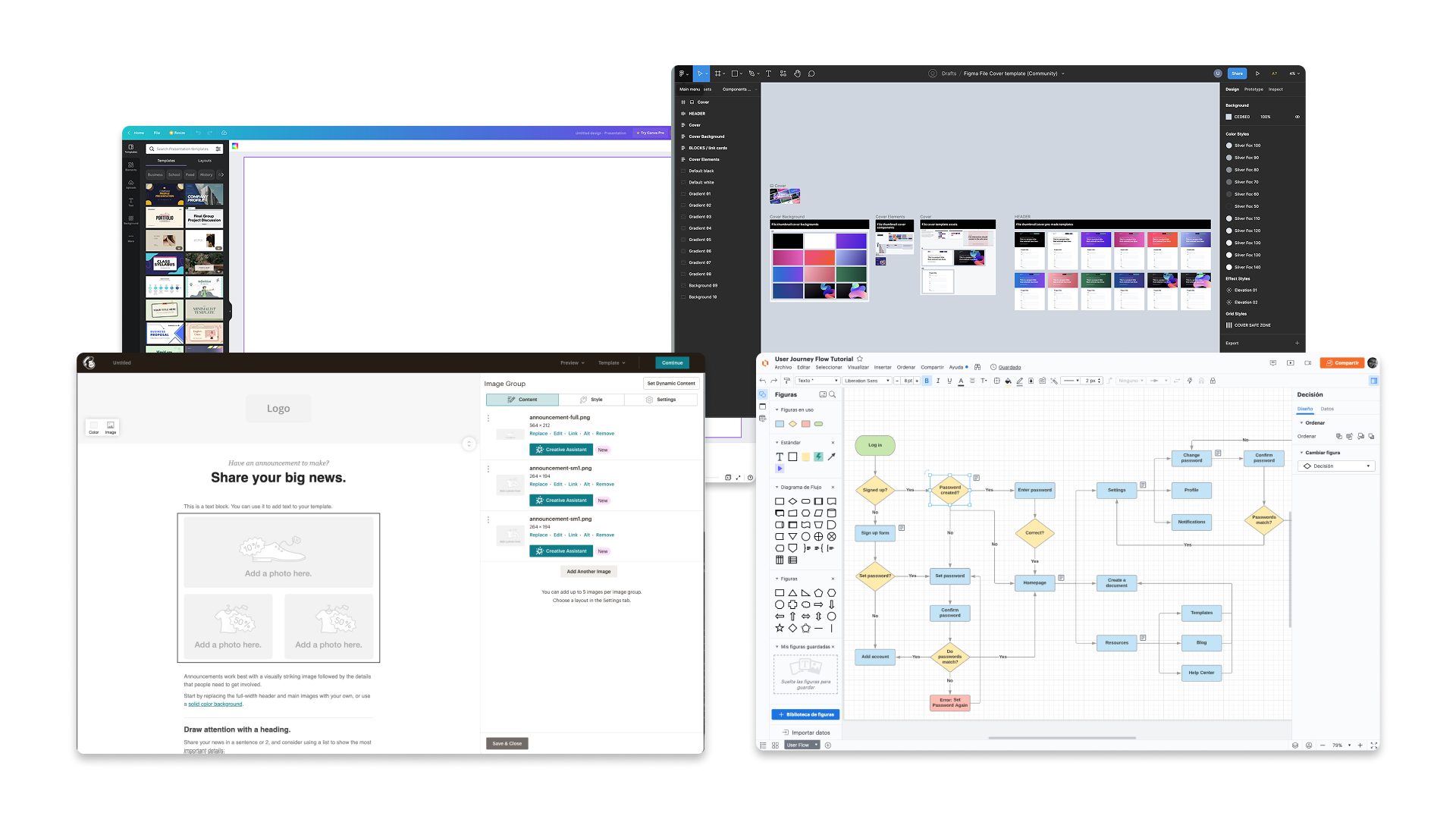 Five design patterns detected by observing visual builders outside Oracle